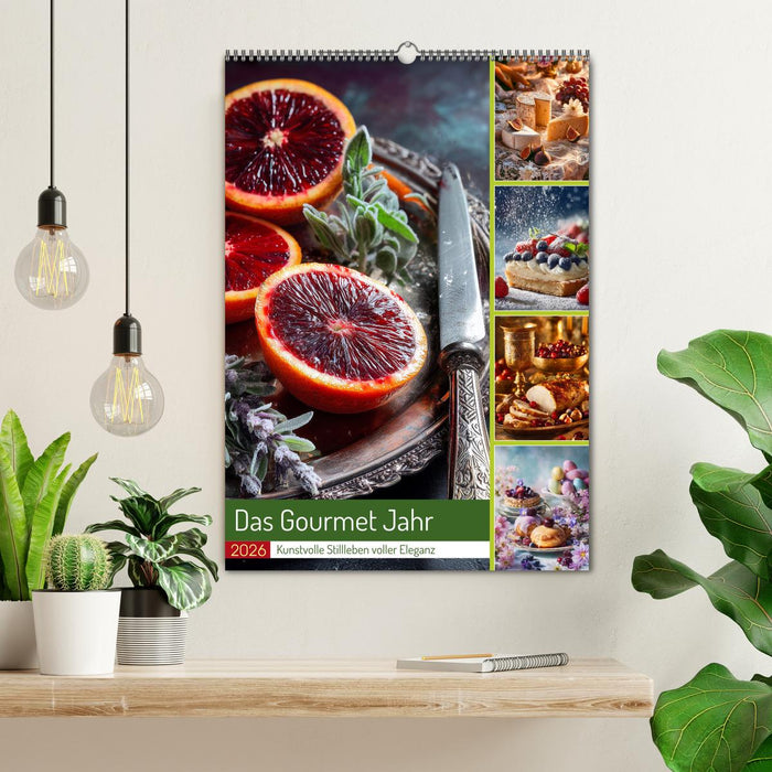 Das Gourmet Jahr (CALVENDO Wandkalender 2026)