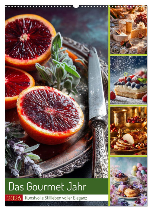Das Gourmet Jahr (CALVENDO Wandkalender 2026)