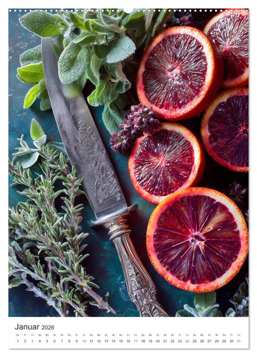 Das Gourmet Jahr (CALVENDO Wandkalender 2026)