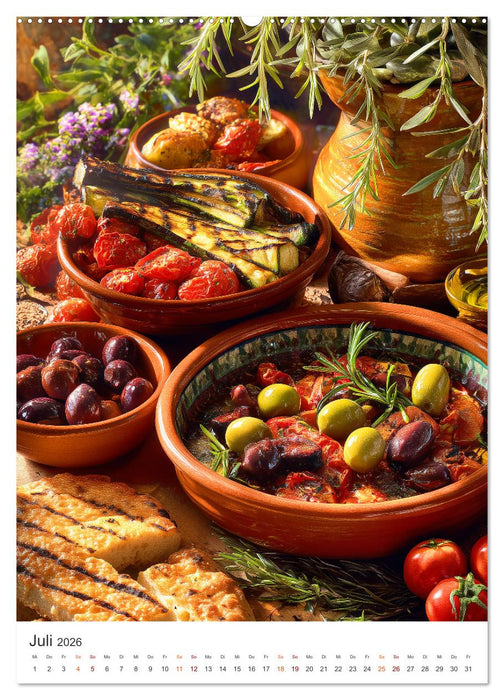 Das Gourmet Jahr (CALVENDO Premium Wandkalender 2026)