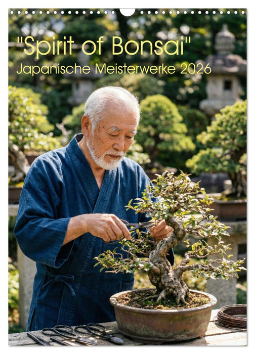 Spirit of Bonsai – Japanische Meisterwerke 2026 (CALVENDO Wandkalender 2026)