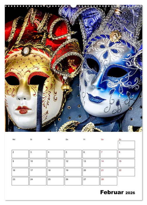 Venedig Kulisse der Serenissima - Terminplaner (CALVENDO Wandkalender 2026)