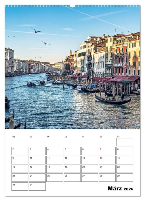 Venedig Kulisse der Serenissima - Terminplaner (CALVENDO Wandkalender 2026)