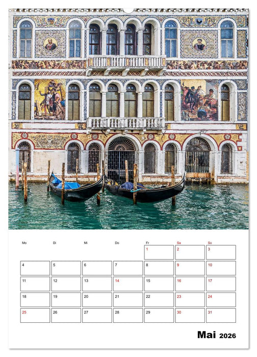 Venedig Kulisse der Serenissima - Terminplaner (CALVENDO Wandkalender 2026)