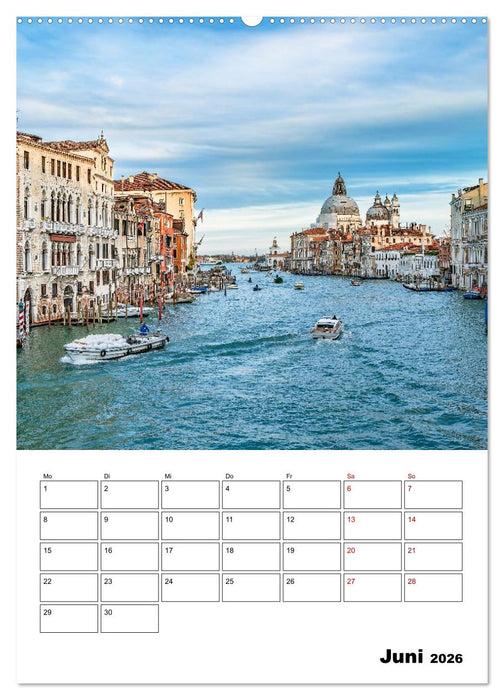 Venedig Kulisse der Serenissima - Terminplaner (CALVENDO Wandkalender 2026)