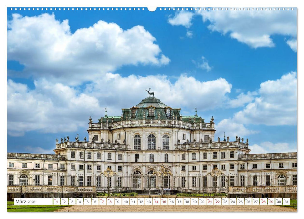 Turin - Zwischen Kaffeehäusern und Königsschlössern (CALVENDO Premium Wandkalender 2026)