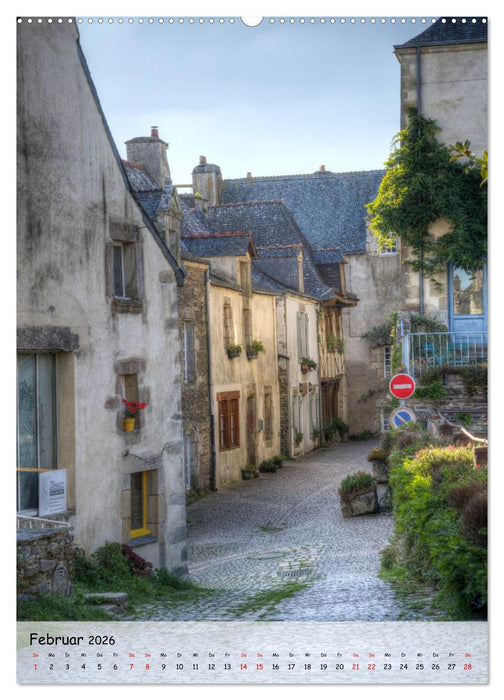 Rochefort-en-Terre. Traumdorf in der Bretagne (CALVENDO Wandkalender 2026)