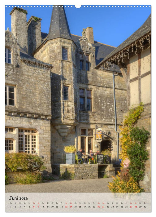 Rochefort-en-Terre. Traumdorf in der Bretagne (CALVENDO Wandkalender 2026)