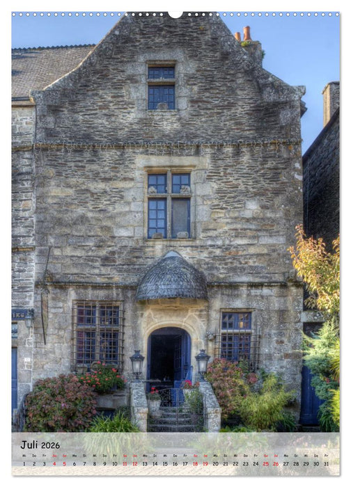 Rochefort-en-Terre. Traumdorf in der Bretagne (CALVENDO Premium Wandkalender 2026)