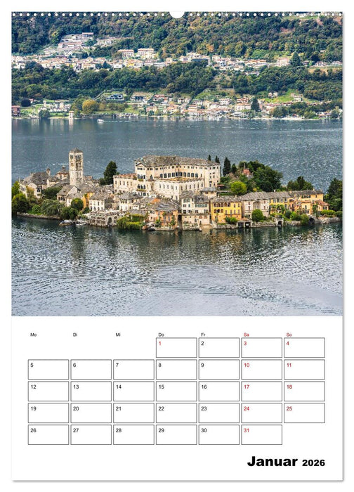 Piemont - Impressionen aus Norditalien (CALVENDO Wandkalender 2026)
