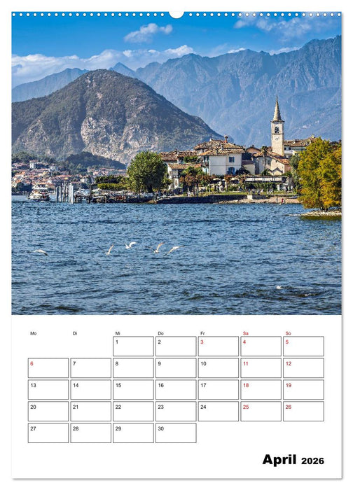 Piemont - Impressionen aus Norditalien (CALVENDO Wandkalender 2026)