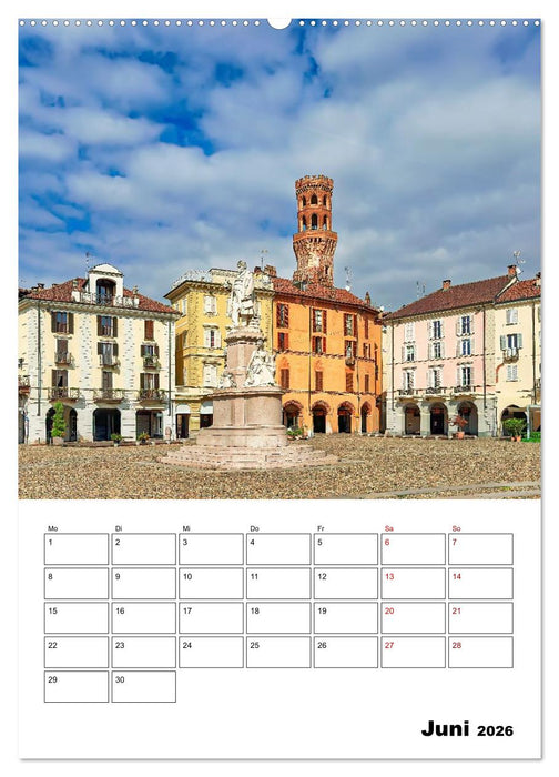 Piemont - Impressionen aus Norditalien (CALVENDO Wandkalender 2026)