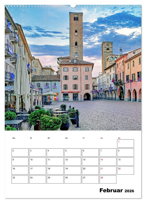Piemont - Impressionen aus Norditalien (CALVENDO Premium Wandkalender 2026)