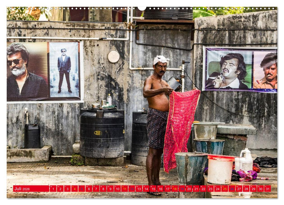 Indien - Der Süden (CALVENDO Premium Wandkalender 2026)