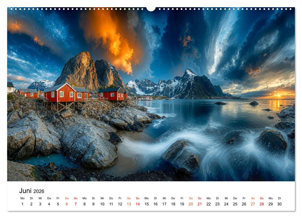 Lofoten - Arktische Träume (CALVENDO Wandkalender 2026)
