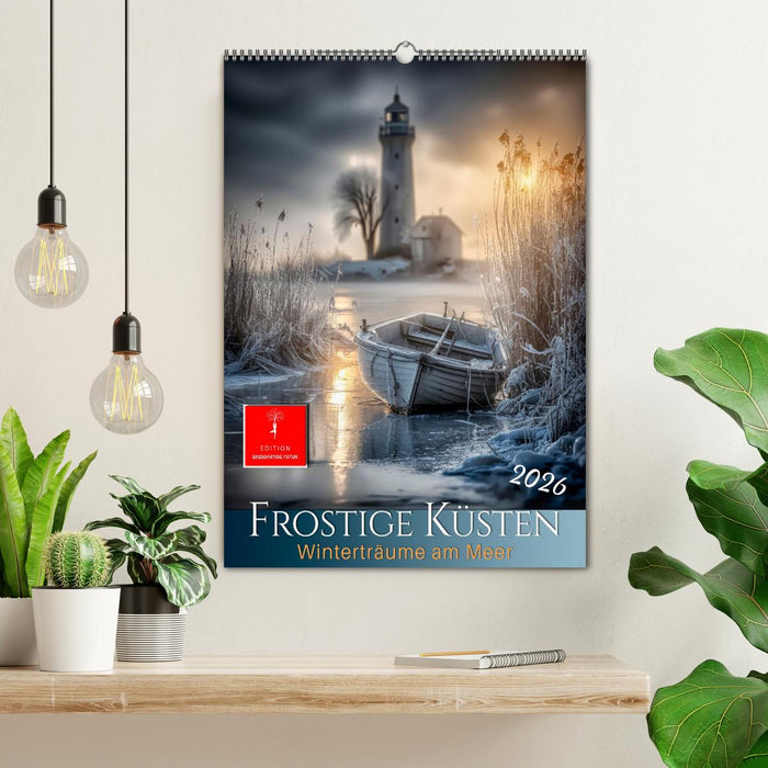 Frostige Küsten - Winterträume am Meer (CALVENDO Wandkalender 2026)