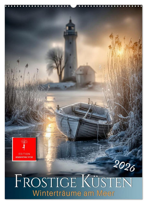 Frostige Küsten - Winterträume am Meer (CALVENDO Wandkalender 2026)