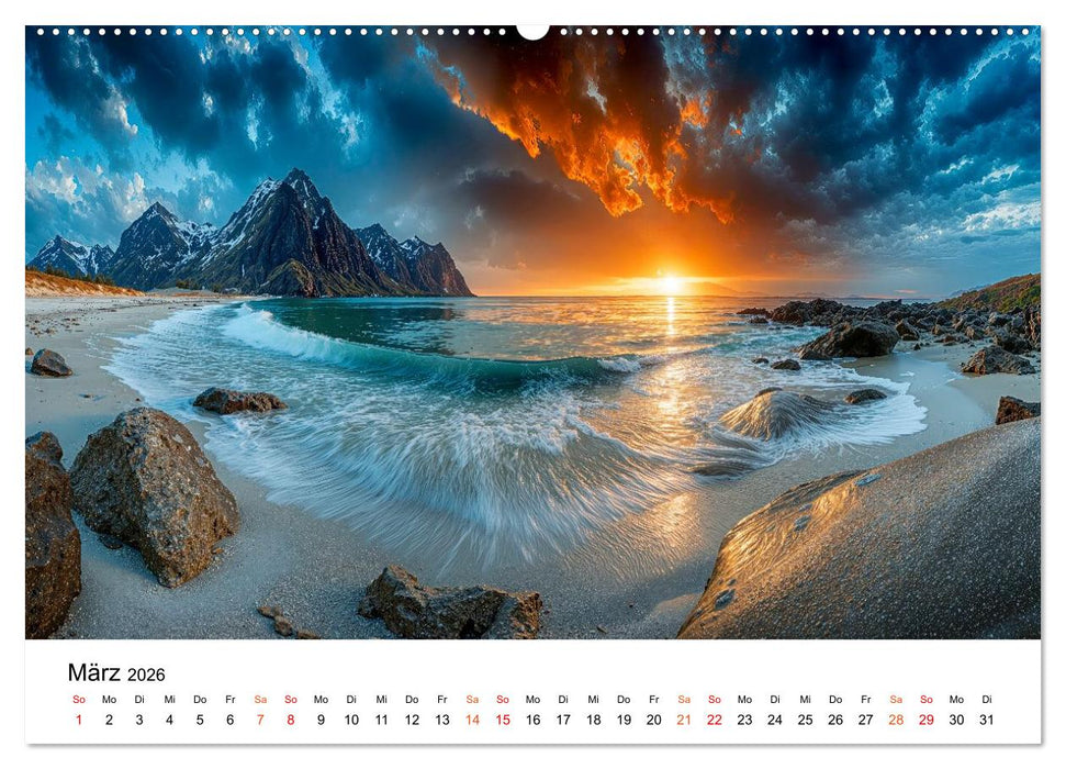 Lofoten - Arktische Träume (CALVENDO Premium Wandkalender 2026)
