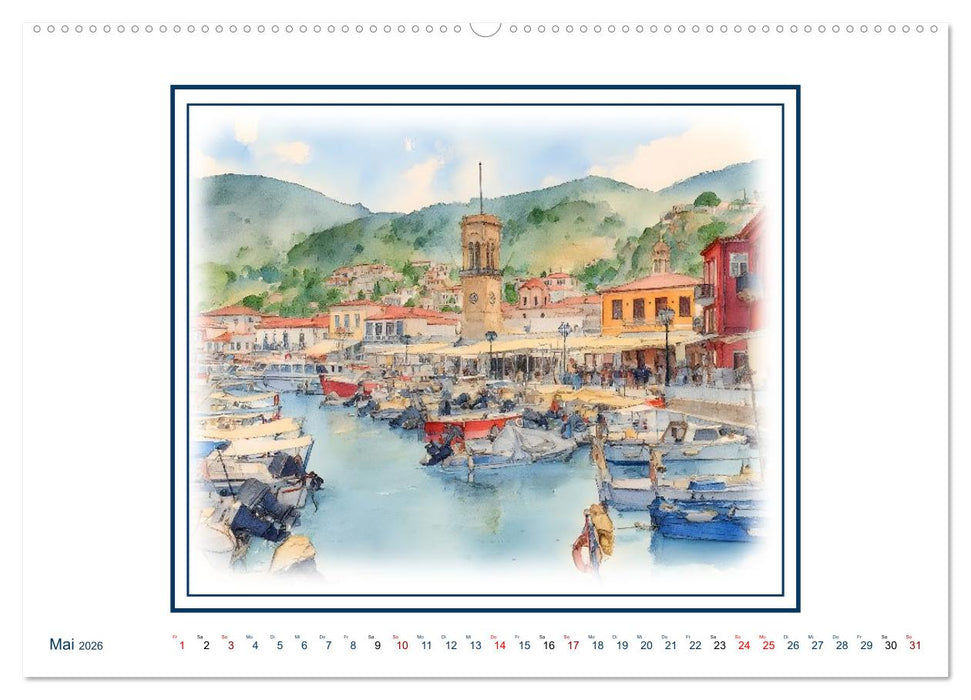 Urlaubsparadies Griechenland (CALVENDO Wandkalender 2026)