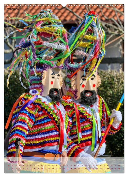 Karneval in Galicien (CALVENDO Premium Wandkalender 2026)