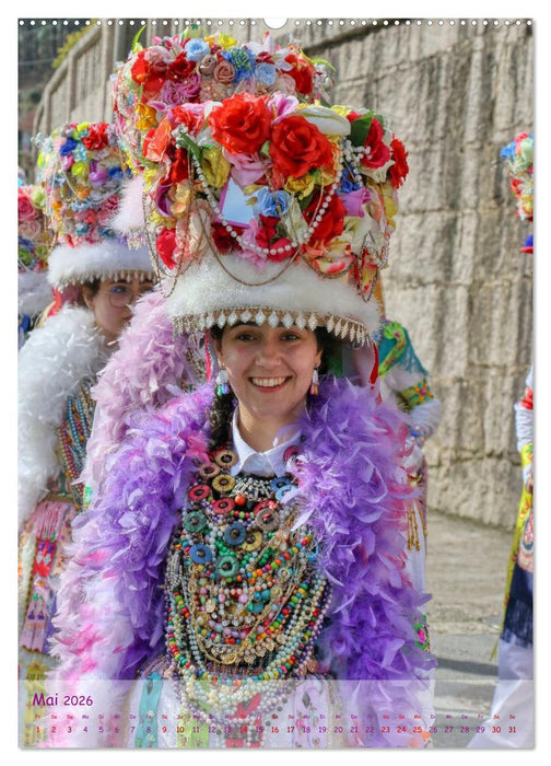 Karneval in Galicien (CALVENDO Premium Wandkalender 2026)