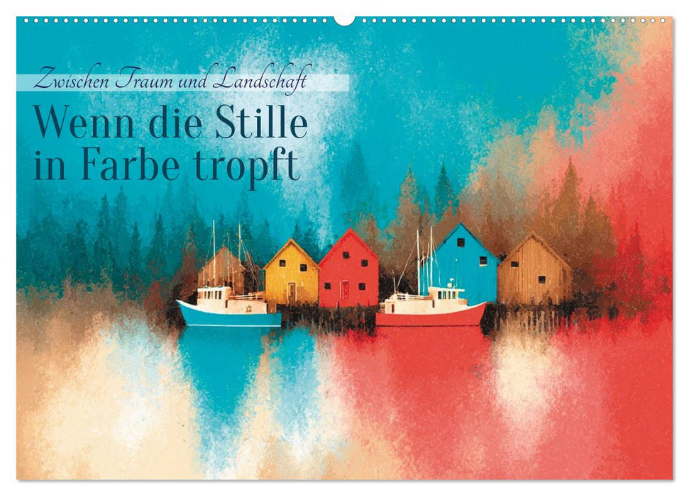 Wenn die Stille in Farbe tropft (CALVENDO Wandkalender 2026)