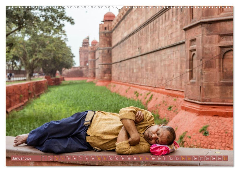 Indien Goldenes Dreieck (CALVENDO Premium Wandkalender 2026)