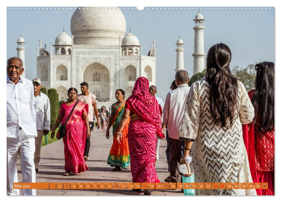 Indien Goldenes Dreieck (CALVENDO Premium Wandkalender 2026)