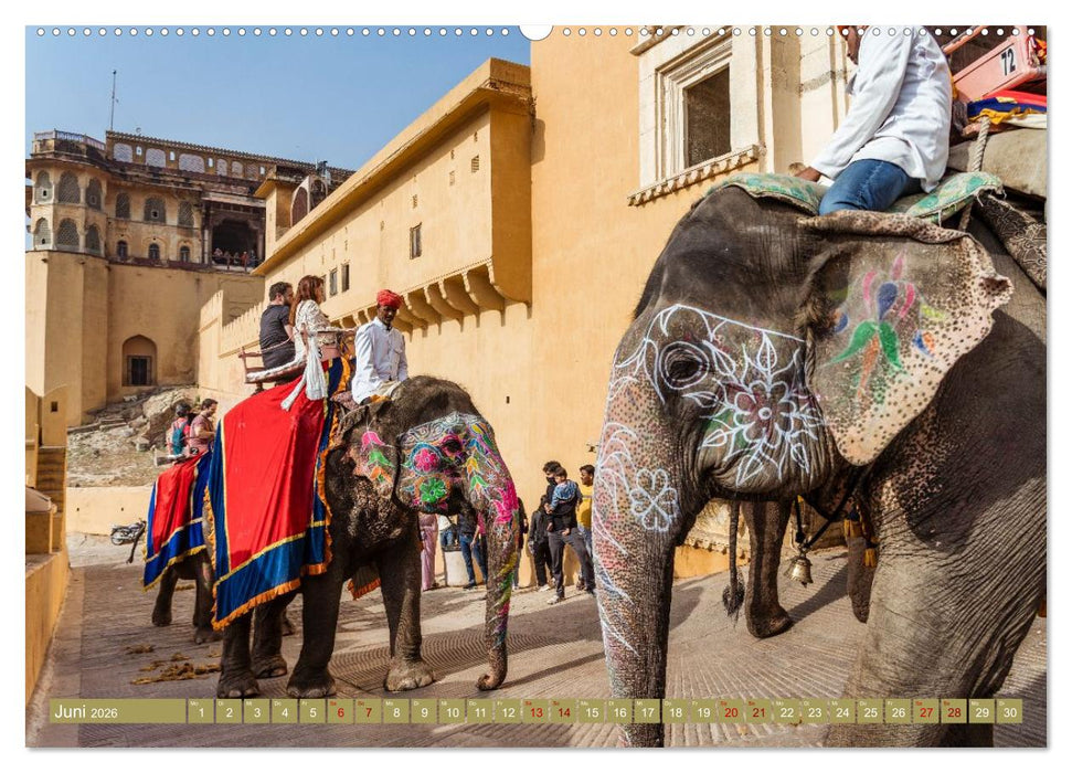 Indien Goldenes Dreieck (CALVENDO Premium Wandkalender 2026)