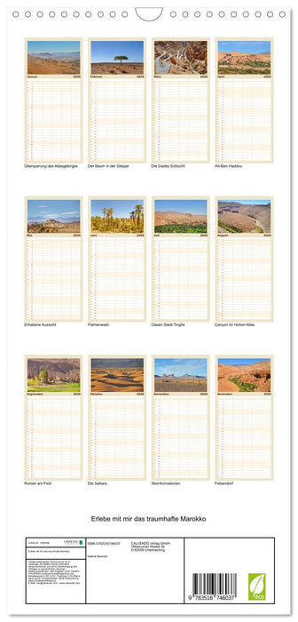 Erlebe mit mir das traumhafte Marokko (CALVENDO Familienplaner 2026)