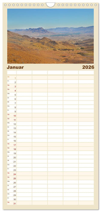 Erlebe mit mir das traumhafte Marokko (CALVENDO Familienplaner 2026)