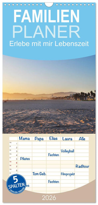 Erlebe mit mir Lebenszeit (CALVENDO Familienplaner 2026)