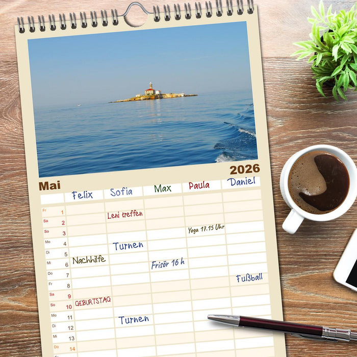 Erlebe mit mir Lebenszeit (CALVENDO Familienplaner 2026)