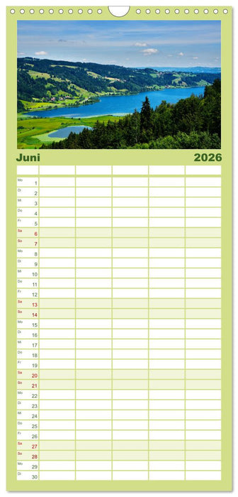 Erlebe mit mir das Allgäu (CALVENDO Familienplaner 2026)