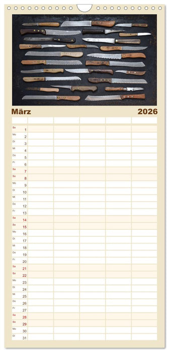 Küchenutensilien (CALVENDO Familienplaner 2026)