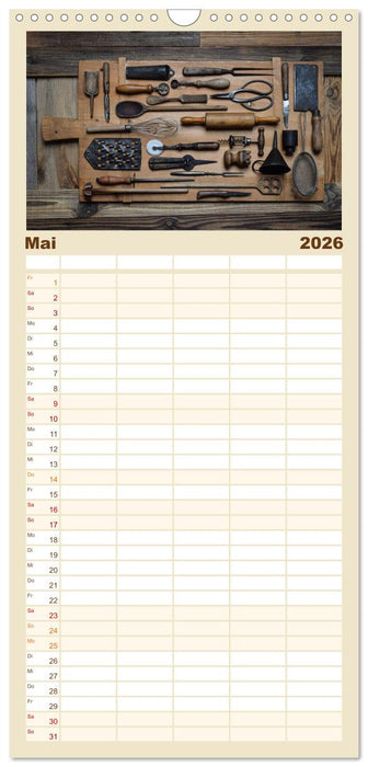 Küchenutensilien (CALVENDO Familienplaner 2026)