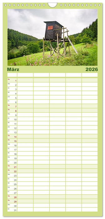 Nationalpark Eifel - Schöne Tage im Grünen (CALVENDO Familienplaner 2026)