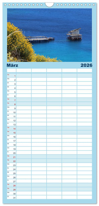 Äolische Inseln (CALVENDO Familienplaner 2026)