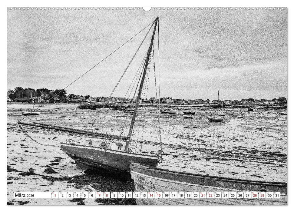 Bretagne Mythen und Steine (CALVENDO Wandkalender 2026)