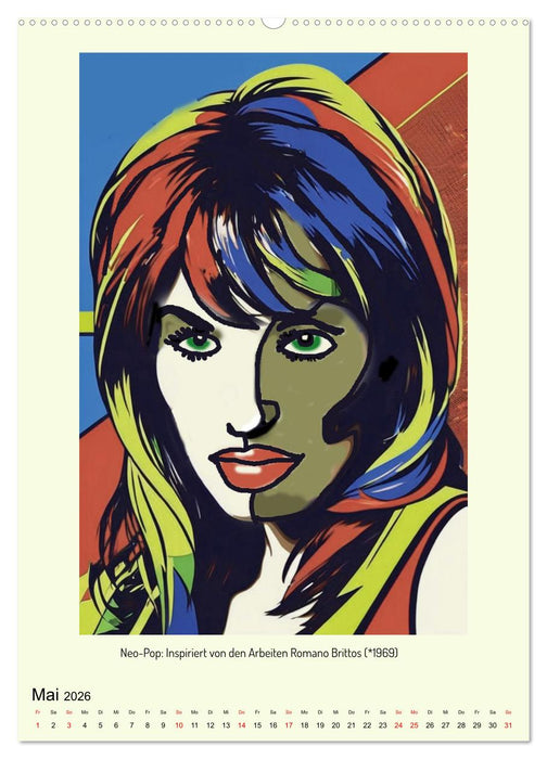 Pop-Art und Neo-Pop (CALVENDO Wandkalender 2026)