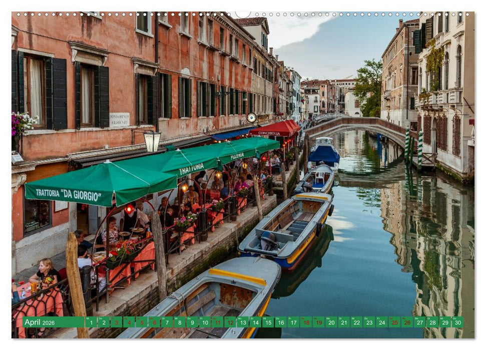 Venedig - Traum in der Lagune (CALVENDO Premium Wandkalender 2026)