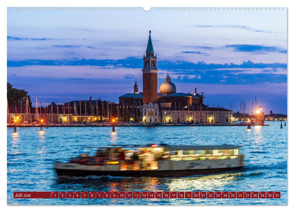Venedig - Traum in der Lagune (CALVENDO Premium Wandkalender 2026)