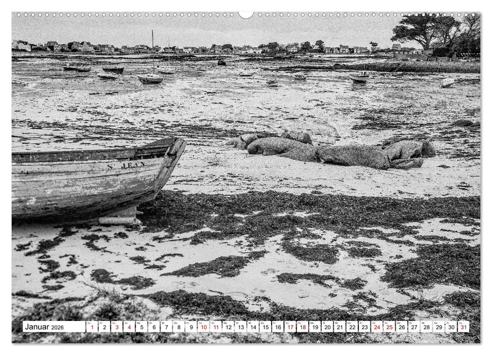 Bretagne Mythen und Steine (CALVENDO Premium Wandkalender 2026)