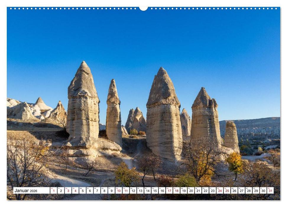 Kappadokien, Feentürme und Ballonträume (CALVENDO Wandkalender 2026)