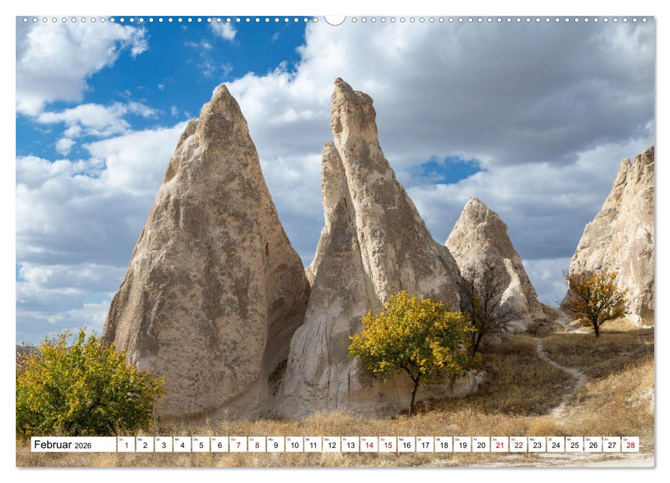 Kappadokien, Feentürme und Ballonträume (CALVENDO Wandkalender 2026)