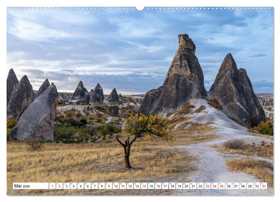 Kappadokien, Feentürme und Ballonträume (CALVENDO Wandkalender 2026)