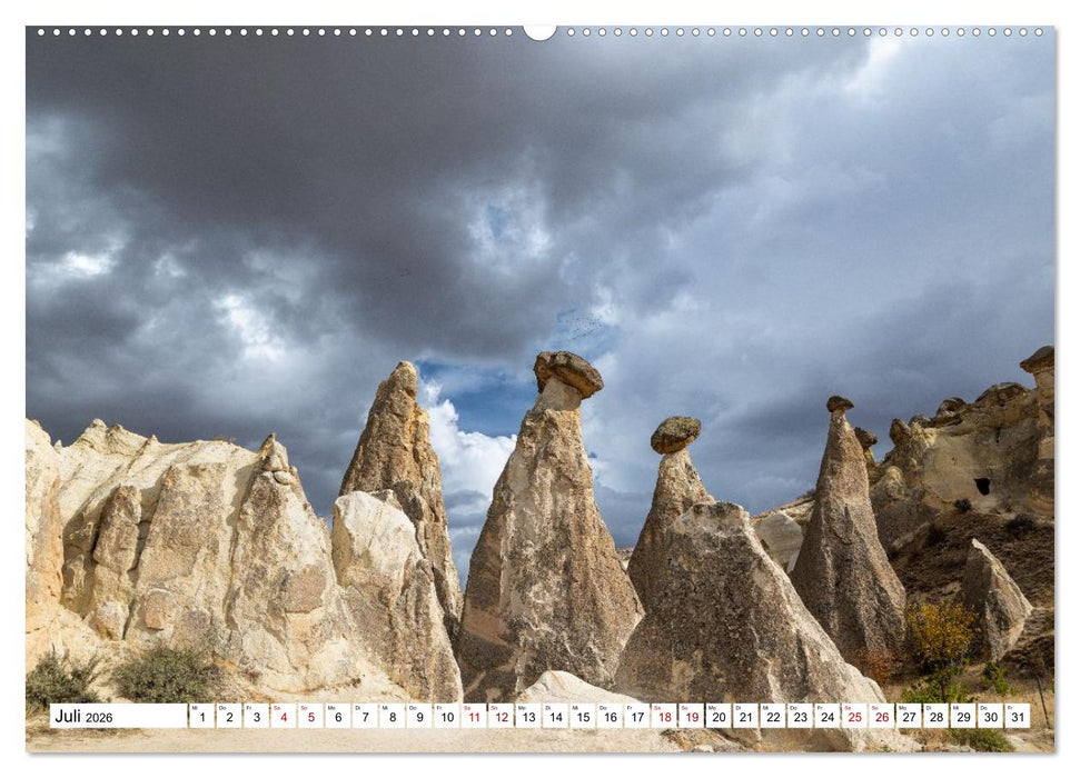 Kappadokien, Feentürme und Ballonträume (CALVENDO Premium Wandkalender 2026)