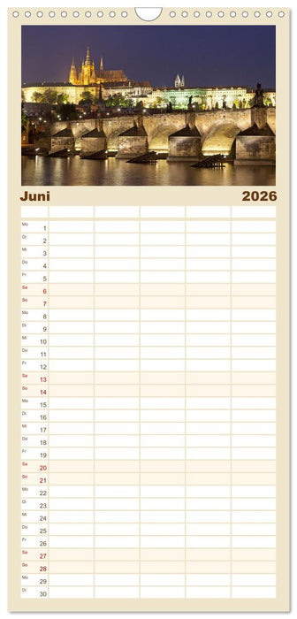 Goldenes Prag (CALVENDO Familienplaner 2026)