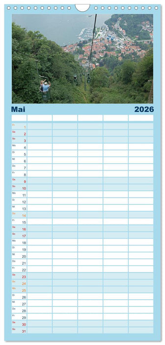 Lago Maggiore - Mediterranes Flair umgeben von Bergen (CALVENDO Familienplaner 2026)