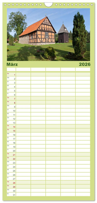 Die Lüneburger Heide - Ausflugsziel im Norden (CALVENDO Familienplaner 2026)